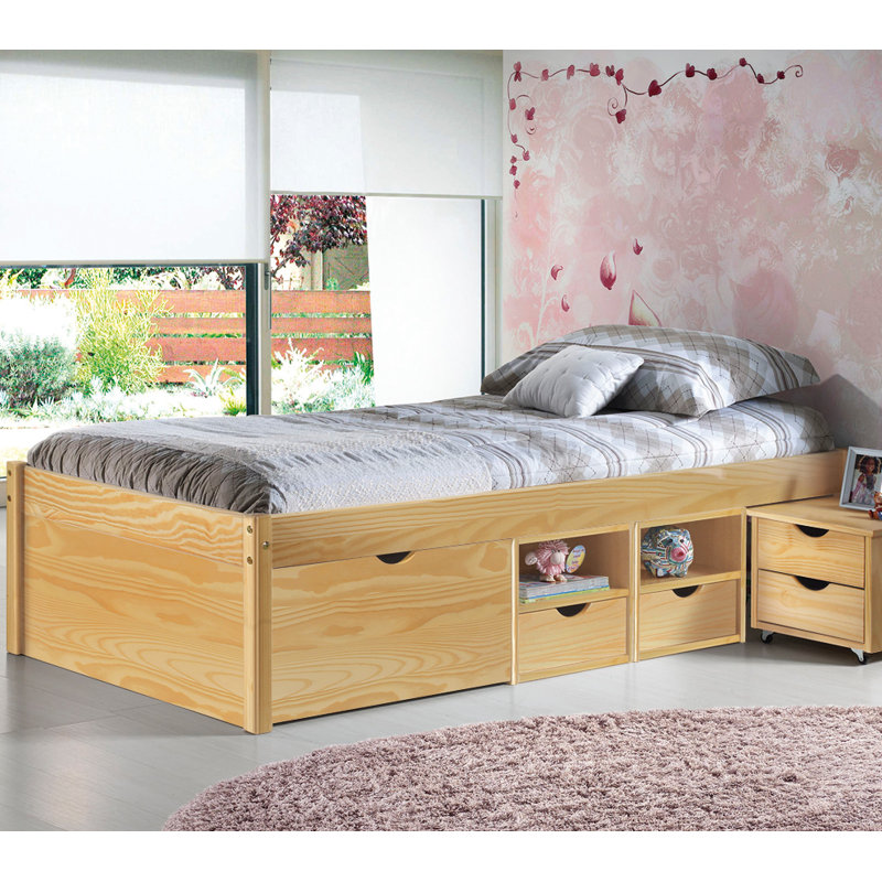 Isabelle & Max Thayer European Single Cabin Bed with Storage Wayfair